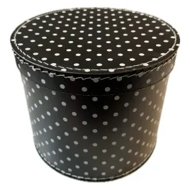 czarne-w-groszki-dekoracyjne-pudelko-okragle-tekturowe-o-25-cm