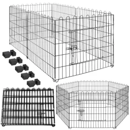 kojec-dla-zwierzat-wybieg-klatka-dla-psa-165x85-cm-metalowa-czarna