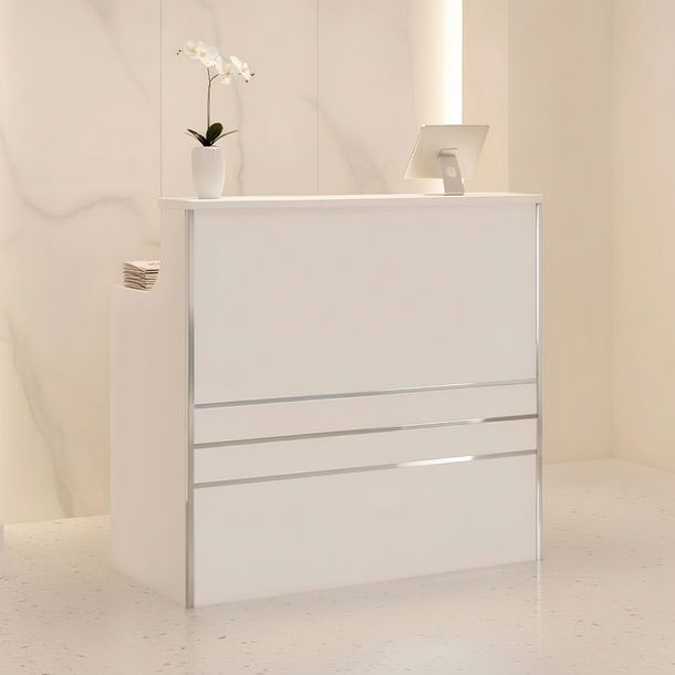 Recepcja fryzjerska lakierowana Alexa 100 cm kosmetyczna do salonu SPA