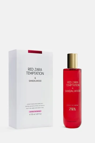 Zara red temptation & sandalwood extrait 50ml ekstrakt perfumy damskie