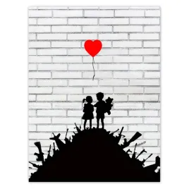 naklejki-30x40-banksy-sterta-broni-balon