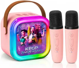 zestaw-karaoke-k-pop-2-mikrofony-glosnik-dla-dzieci-rumi-demon-hunters-bluetooth