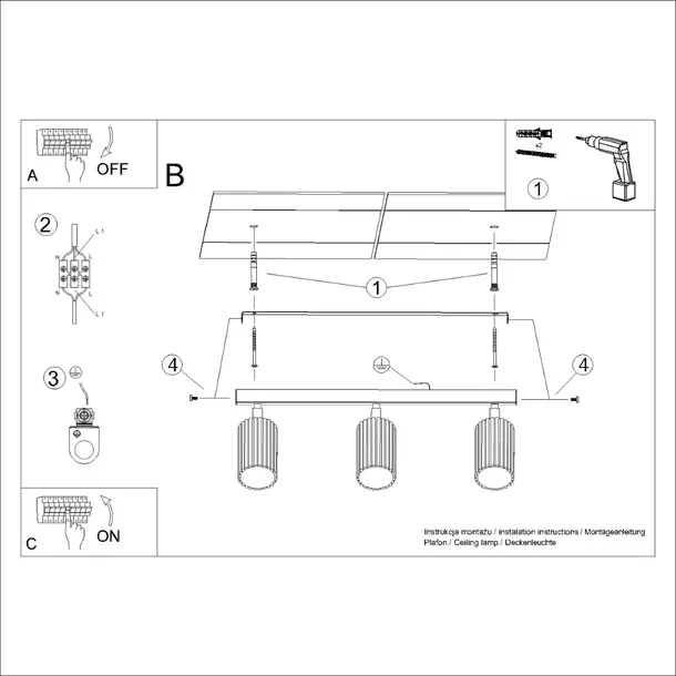plafon-sufitowy-karbon-3l-aluminiowy-3x-gu10-bezowy-do-salonu-sollux-stan-nowy-kolekcja-karbon