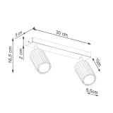 plafon-sufitowy-karbon-2-aluminiowy-2x-gu10-czarny-do-salonu-sollux-stan-nowy-styl-minimalistyczny