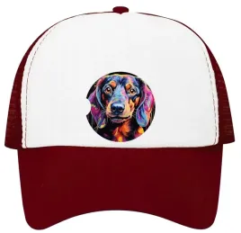 czapka-z-daszkiem-z-siatka-regulowana-dachshund-jamnik-2-prezent-one-size