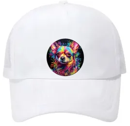 czapka-z-daszkiem-z-siatka-kolorowy-nadruk-piesek-chihuahua-one-size