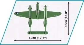 klocki-cobi-5726-lockheed-p-38-h-lightning