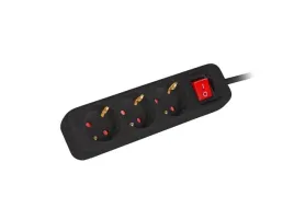 listwa-przedluzacz-lanberg-15m-czarna-3x-230v-schuko-z-wylacznikiem-kabel