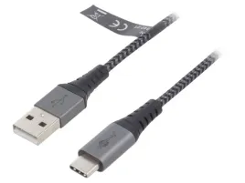 kabel-usb-2-0-usb-a-wtykusb-c-wtyk-2m-480mbps-tekstylny