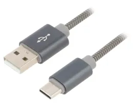 kabel-usb-2-0-usb-a-wtykusb-c-wtyk-2m-szary-480mbps