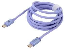 kabel-usb-2-0-usb-c-wtykz-obu-stron-2m-fioletowy-tekstylny