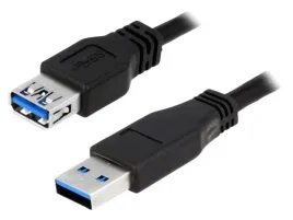 kabel-usb-3-0-usb-a-gniazdousb-a-wtyk-niklowany-2m-czarny