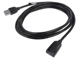 kabel-usb-3-0-usb-a-gniazdousb-a-wtyk-niklowany-2m-czarny