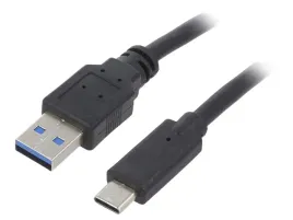 kabel-usb-3-0-usb-a-wtykusb-c-wtyk-zlocony-3m-czarny-pvc