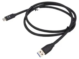 kabel-usb-3-1-usb-a-wtykusb-c-wtyk-niklowany-1m-czarny-cu