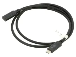 kabel-usb-3-1-usb-c-gniazdousb-c-wtyk-1m-czarny-pvc-5gbps