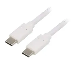 kabel-usb-3-1-usb-c-wtykz-obu-stron-1m-bialy-10gbps