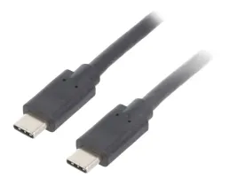 kabel-usb-3-1-usb-c-wtykz-obu-stron-25m-czarny
