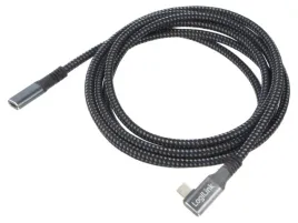 kabel-usb-3-2-gen-2-usb-c-gniazdousb-c-wtyk-katowy-zlocony