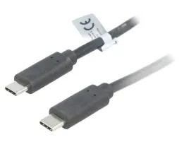 kabel-usb-3-2-gen-2-usb-c-wtykz-obu-stron-1m-czarny-10gbps