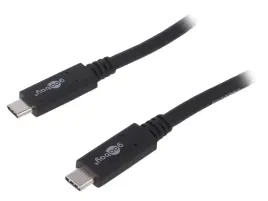 kabel-usb-3-2-usb-c-wtykz-obu-stron-05m-czarny-20gbps-100w