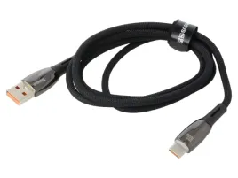 kabel-usb-a-wtykusb-c-wtyk-1m-czarny-tekstylny-100w