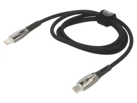 kabel-usb-c-wtykz-obu-stron-1m-czarny-tekstylny-100w