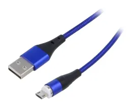 kabel-magnetyczna-usb-a-wtykusb-b-micro-wtyk-niklowany-1m