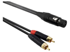 kabel-rca-wtyk-x2xlr-zenski-3pin-2m-czarny-pvc