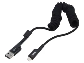 kabel-spiralnyusb-2-0-apple-lightning-wtykusb-a-wtyk-1m