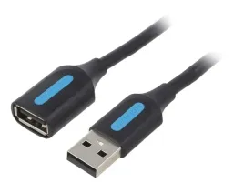 kabel-usb-2-0-usb-a-gniazdousb-a-wtyk-niklowany-5m-czarny