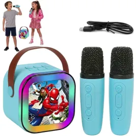 zestaw-karaoke-spider-pajak-2-mikrofony-glosnik-dla-dzieci-bluetooth