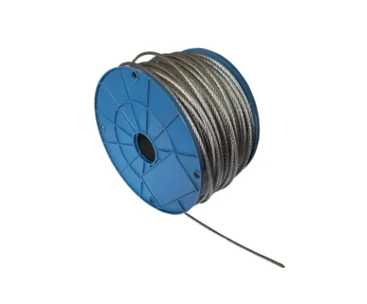 Lina stalowa 8mm 8 mm ocynkowana 6x19 fc DIN 3060 100 mb 100 metrów