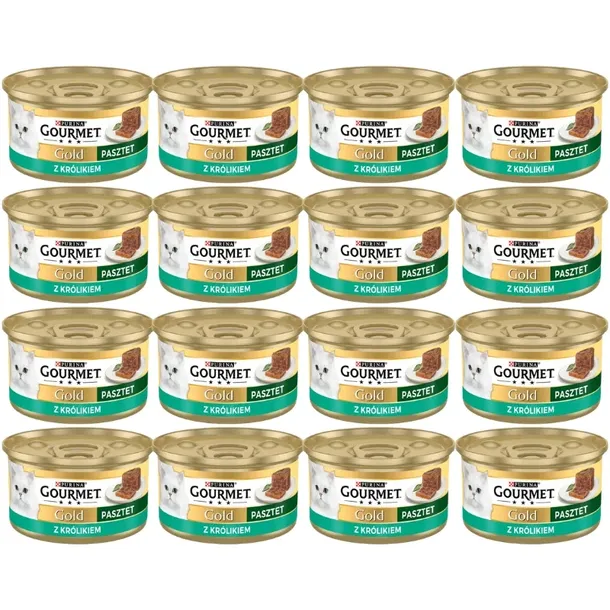Purina Gourmet Gold pasztet z królikiem 48x85g