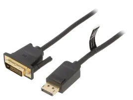 kabel-displayport-wtykdvi-d-24-1-wtyk-dl-1m-czarny