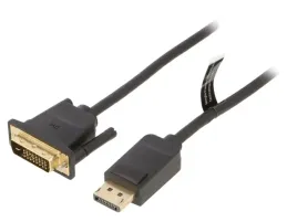 kabel-displayport-wtykdvi-d-24-1-wtyk-dl-2m-czarny