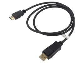 kabel-displayport-wtykhdmi-wtyk-4kuhd-2160p-1m-czarny
