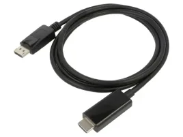 kabel-displayport-wtykhdmi-wtyk-displayport-1-1-18m-czarny