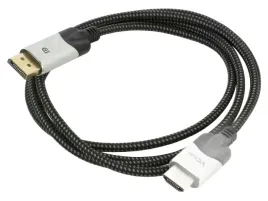kabel-displayport-wtykhdmi-wtyk-pvc-tekstylny-18m-czarny
