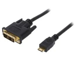 kabel-dvi-d-18-1-wtykmini-hdmi-wtyk-1m-czarny