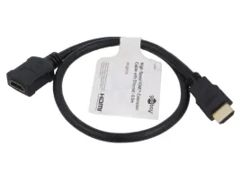 kabel-hdmi-gniazdohdmi-wtyk-pvc-05m-czarny-zyla-cu-czarny