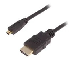 kabel-hdmi-wtykmicro-hdmi-wtyk-pvc-hdmi-1-4-3m-czarny