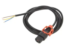 kabel-iec-c13-zenskiprzewody-2m-z-blokada-iec-lock-czarny