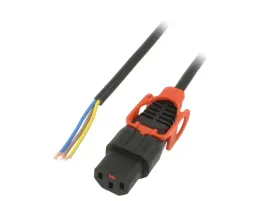 kabel-iec-c13-zenskiprzewody-3m-z-blokada-iec-lock-czarny