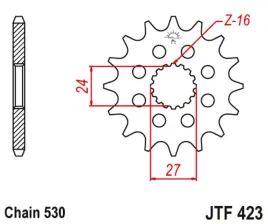 zebatka-przednia-jt-jtf423-17rb-z-guma-suzuki-gsxr-1000-hayabusa-b-stalowa