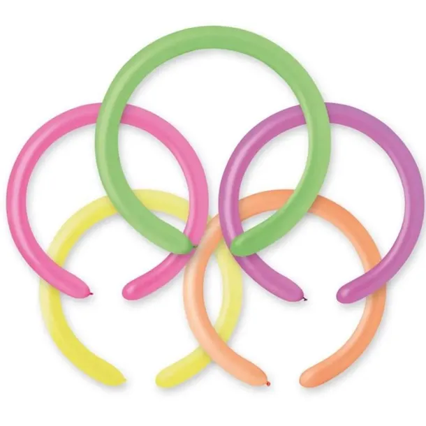 balony-modeliny-fluor-mix-gemar-2-100-szt