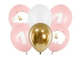 balony-roczek-baby-pink-30cm-6szt