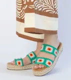 zielone-klapki-espadryle-haftowane-lelis
