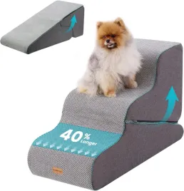 gardner-pet-schodki-i-rampa-dla-psa-2w1-4-stopniowe-szare-50cm