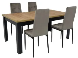 stol-rozkladany-90x160-200-cm-4-krzesla-tapicerowane-welurowe-opcje
